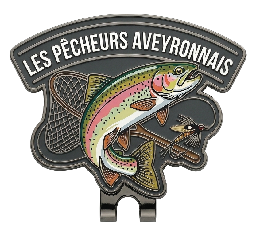 Pin's de casquette Les Pêcheurs Aveyronnais