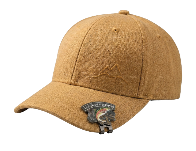 Casquette avec pin's Les Pêcheurs Aveyronnais