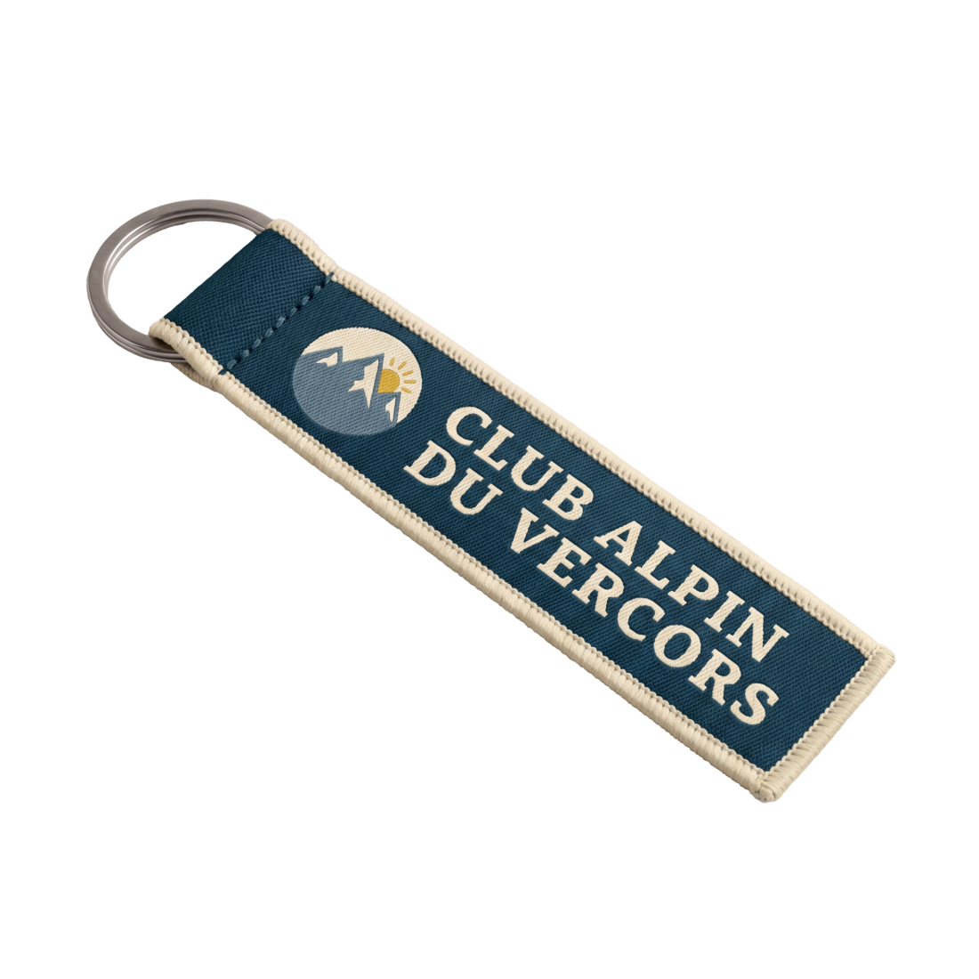 Porte-clefs tissé Club Alpin du Vercors