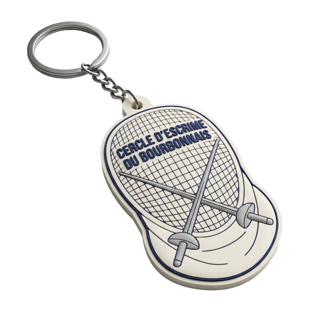 Porte-clefs PVC Cercle d'Escrime du Bourbonnais
