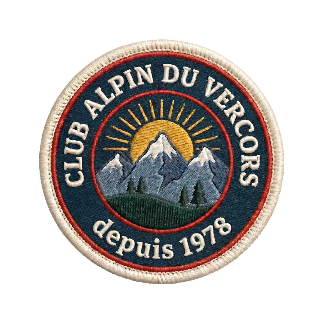 Patch brodé Compagnie d'Arc du Valois