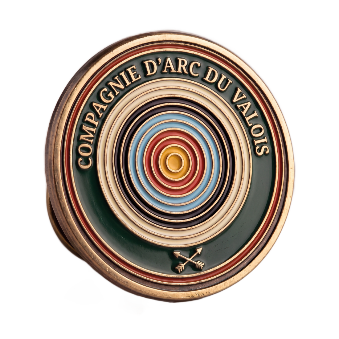 Pin's émaillé Compagnie d'Arc du Valois